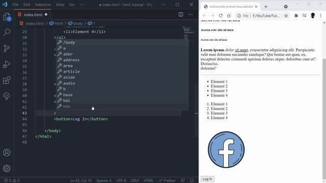 Tutorial HTML pentru începători | Tutorial Web Development de la 0 смотреть онлайн