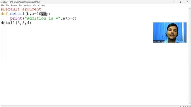 Default Arguments In Python - In Hindi || Analyze InfoTech смотреть онлайн