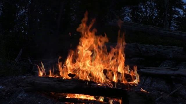 ЛЕСНОЙ КОСТЕР - ТРЕСК ДРОВ - ЗВУК ВОДЫ - 10h THE FIRE RELAX