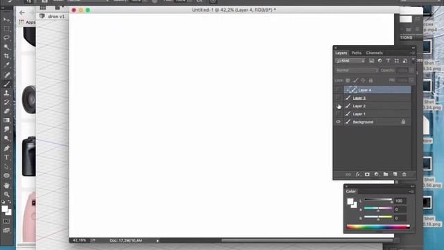 Как рисовать в photoshop 2 - часть 3-3 Фотобашинг процесс 1 смотреть онлайн