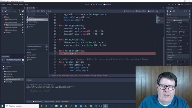 100 Physics Objects, fewer than 12 nodes in Godot 3D Game Engine смотреть онлайн