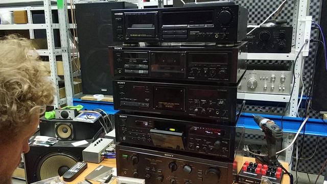 сравнение cassette, калибровка. Деки Deck Kenwood KX-4520 + SONY TC K333esR K333esG + K333esL сер смотреть онлайн