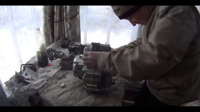 НЕ ПОКУПАЙТЕ Б\У ДВИГАТЕЛЯ НЕ ПРОВЕРИВ... И ВОТ ПОЧЕМУ \ ПОСТРОЙКА МОПЕДА АЛЬФА С НУЛЯ #5 смотреть онлайн