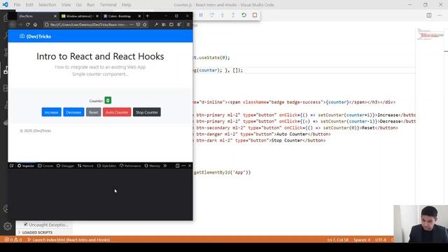 Integrating React with an existing web app without node.js (part 2 of 3) смотреть онлайн