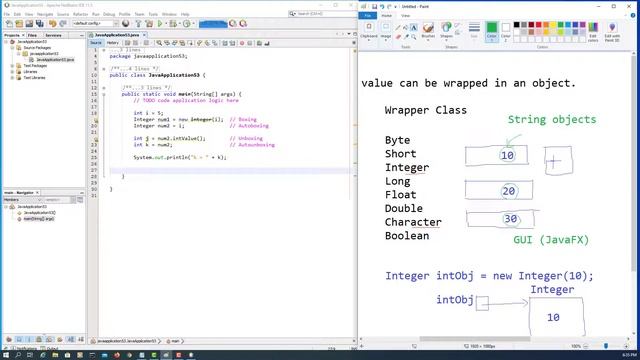 Java Tutorial 61 - Wrapper Class смотреть онлайн