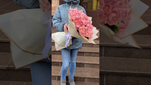 51 кустовая пионовидная роза Джульетта #розы смотреть онлайн