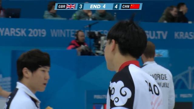 Универсиада 2019 Керлинг GBR - CHN