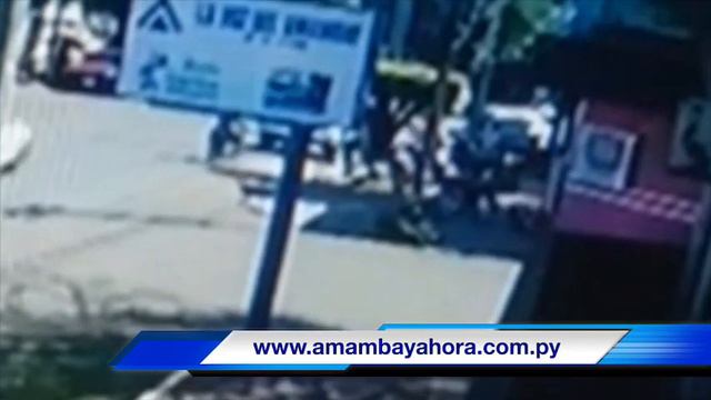 Momento en que se produce el Homicidio del funcionario de Aduana Edgar Insfran смотреть онлайн