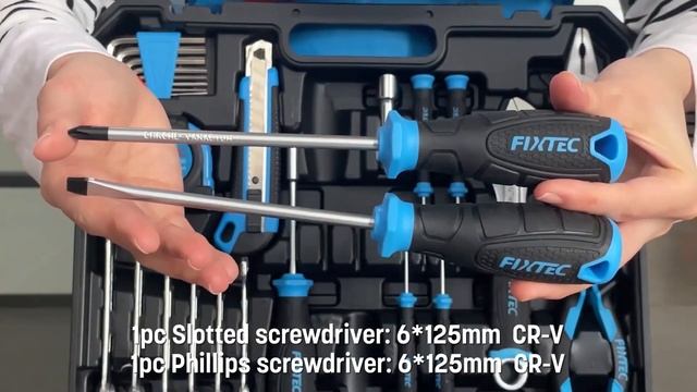 Набор инструментов Fixtec, 234 шт , торцевой ключ, храповой ключ для автоматического ремонта смотреть онлайн