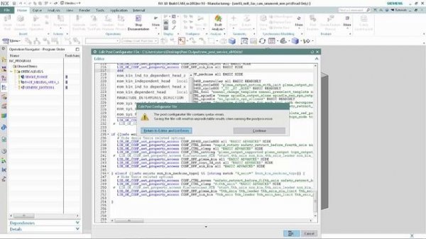 Post Configurator Enhancements in NX CAM