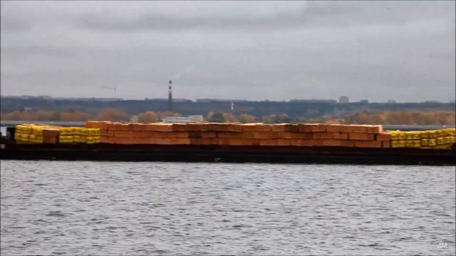 Сухогруз Плёс с приставкой 3248 проходит Ульяновск 3 10 2021г смотреть онлайн