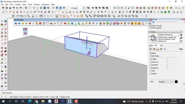 Lệnh ĐỐI XỨNG trong sketchup - Mirror trong Sketchup смотреть онлайн