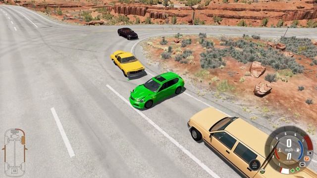 BeamNG.drive Бимка на максималках! Разбиваем спорткары. смотреть онлайн