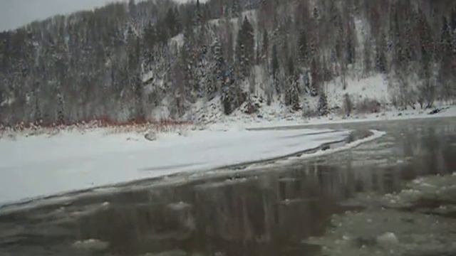 Плывем вместе с шугой.Сплав.Горная шория.Ноябрь смотреть онлайн