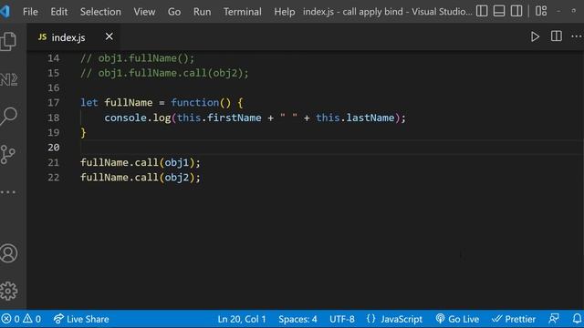 JavaScript Call Bind and Apply | Mastering Advanced JavaScript Concepts смотреть онлайн