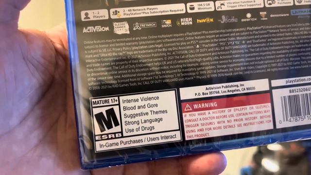 Call Of Duty: Vanguard Unboxing (PS5) смотреть онлайн