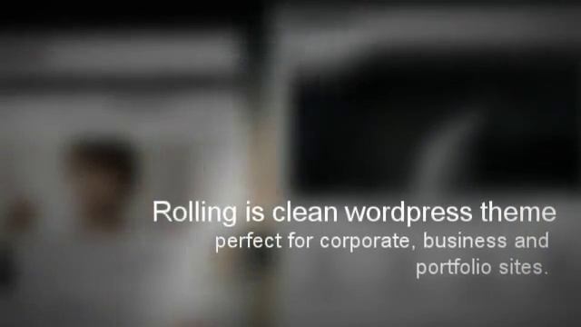 Rolling - Clean Business WordPress Theme + Download смотреть онлайн