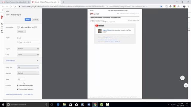 How to print email message from gmail BDNL RAKIB смотреть онлайн
