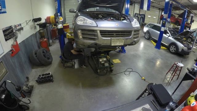 Porsche Cayenne 4.8 engine replacement смотреть онлайн