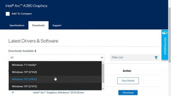 How To Download Driver intel arc a380 graphics card