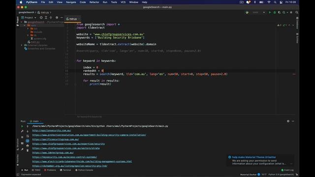 How to create visually stunning Cross Platform Google Ranking App in Node Js and Python - 2 смотреть онлайн