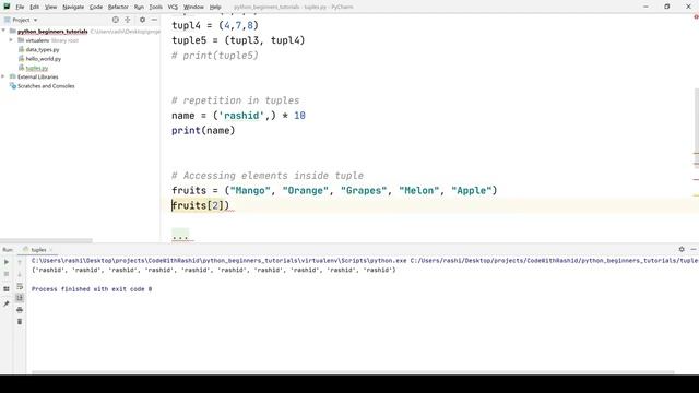 Tuple | Python Tutorials in Urdu/Hindi смотреть онлайн