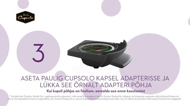 Paulig Cupsolo Adapter смотреть онлайн