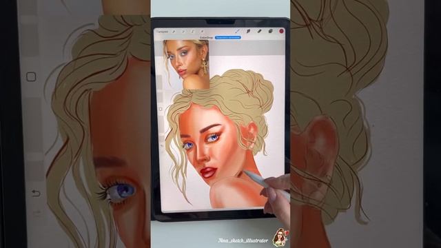 Как нарисовать портрет в procreate смотреть онлайн