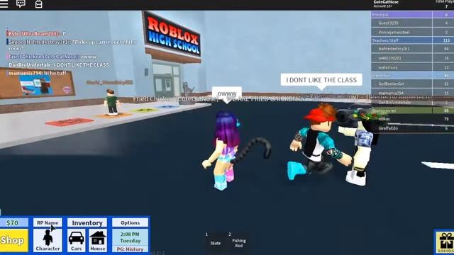 CHICKEN NUGGETS - Roblox Highschool Trolling смотреть онлайн