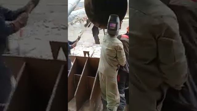 Распорная система котлована