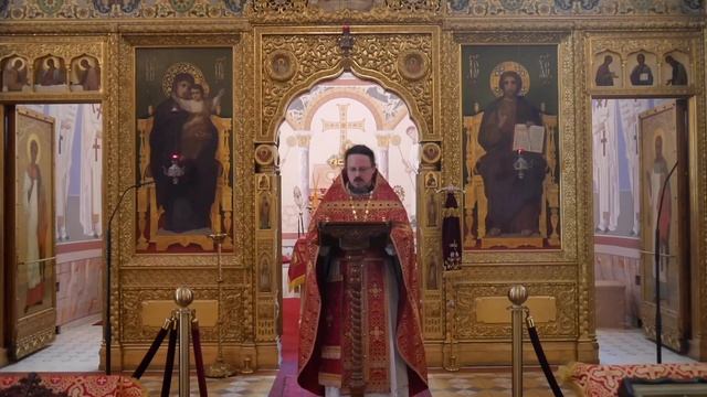 09.06.2021 Проповедь о. Радослава на Литургии. Отдание праздника Пасхи смотреть онлайн