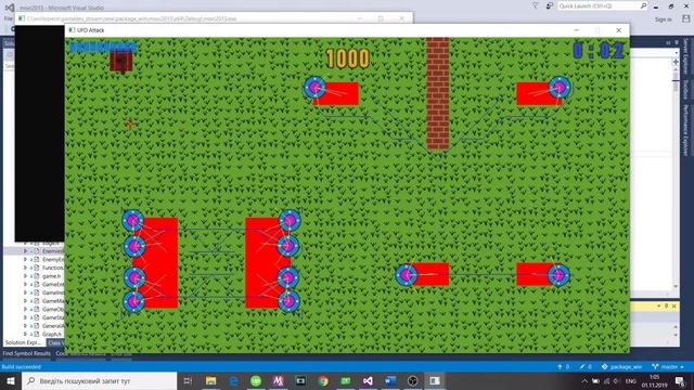 UFO Attack. Демонстрация искусственного интеллекта противников смотреть онлайн