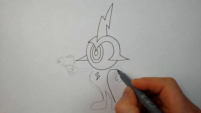 Как нарисовать командира Гляделкинса карандашом (Wander Over Yonder) - Рисование и раскраска смотреть онлайн