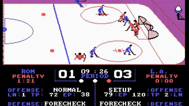 Superstar Ice Hockey / American Ice Hockey (video 2) (DOS) смотреть онлайн