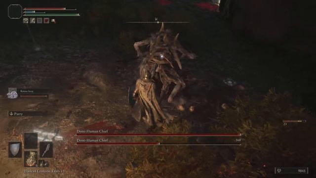 Elden Ring - Coastal Cave with dual Boss Fight ( Demi Human Chief ) смотреть онлайн