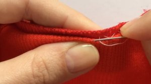 Потайной подшивочный шов