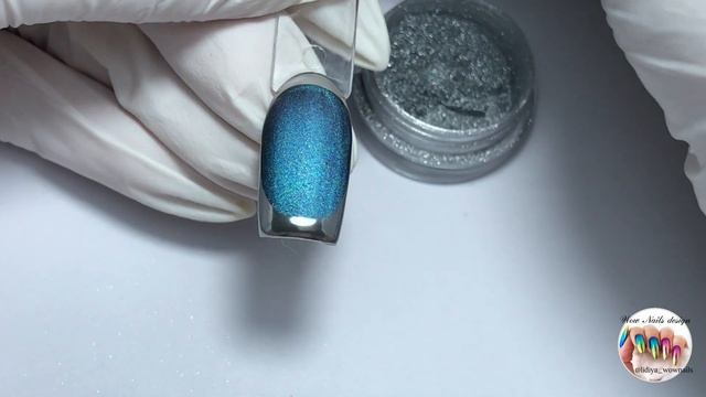 Дизайн ногтей / МЕТАЛЛИЧЕСКИЙ ФРЕНЧ / Кошачий глаз Френч смотреть онлайн