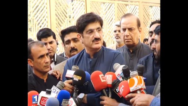 Karachi: Chief Minster Sindh Syed Murad Ali Shah Media Talk at Sindh Assembly смотреть онлайн