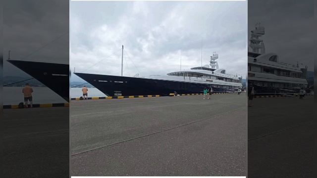 В Батуми приплыла Супер Яхта стоимостью 100 000 000 $ , кто хозяин и почему она там смотреть онлайн