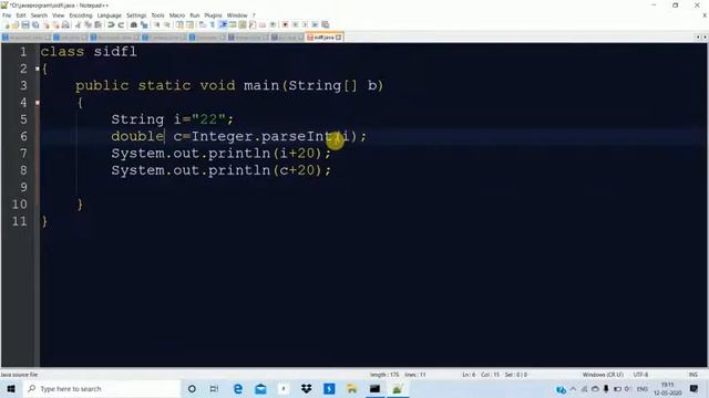 How to convert string to integer datatype in java? हिंदी में Part:-10 смотреть онлайн