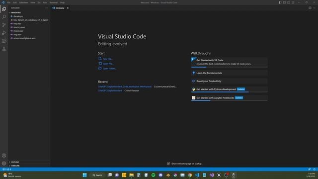 Build Your Own ChatGPT Voice Assistant on Windows | Python & Visual Studio Code Tutorial смотреть онлайн