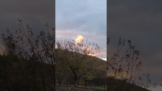 Закат на небе облака смотреть онлайн