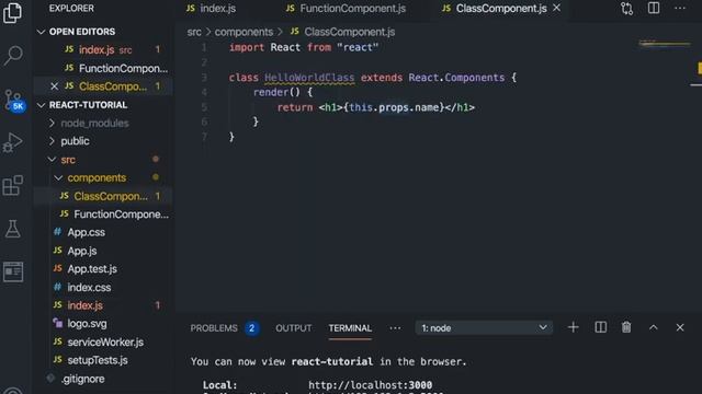 ReactJS Tutorial #2: Components and Props смотреть онлайн