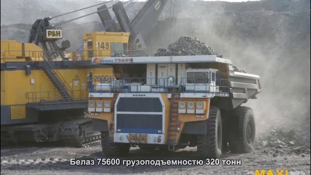 #1154. Белаз 75600 грузоподъемностю 320 тонн [Супер тачки] смотреть онлайн