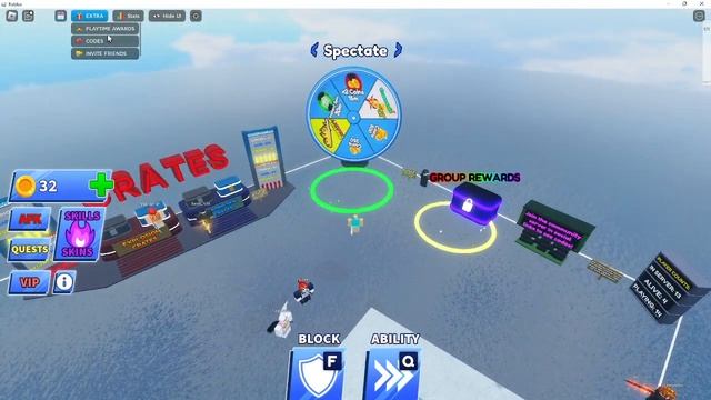 Играем в Мяч Лезвия (Blade Ball) смотреть онлайн