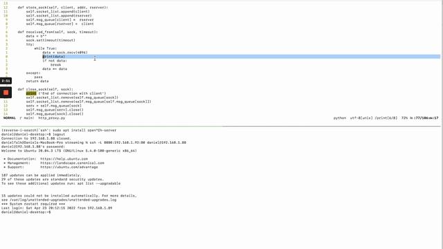 AXIS RTP over RTSP over HTTP using VLC on MacOS and a python proxy смотреть онлайн