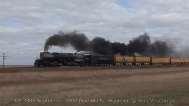 Union Pacific 3985 Highball at Pine Bluffs смотреть онлайн