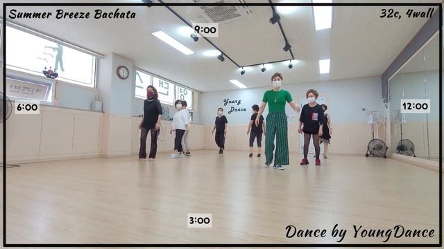 Summer Breeze Bachata linedance walkthrough 초급라인댄스 카운팅 смотреть онлайн