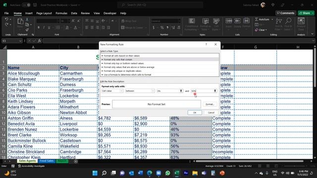 How to automatically change font colour based on cell value in Excel смотреть онлайн
