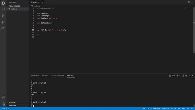 Perl Basics #12: Logical Operators смотреть онлайн